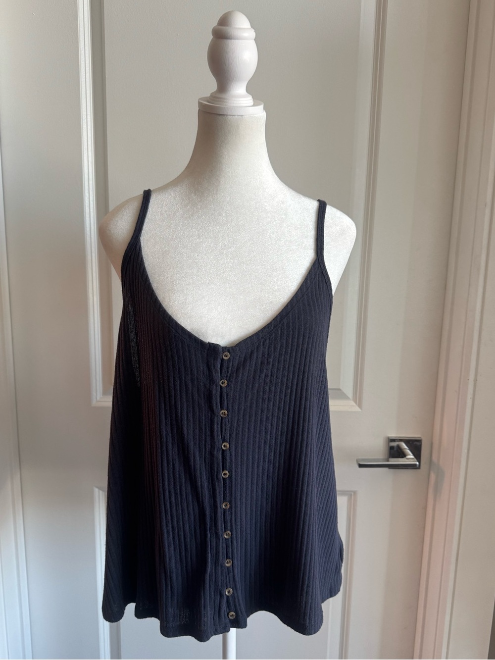 American Eagle Dark Blue Women’s Tank Top Size XXL